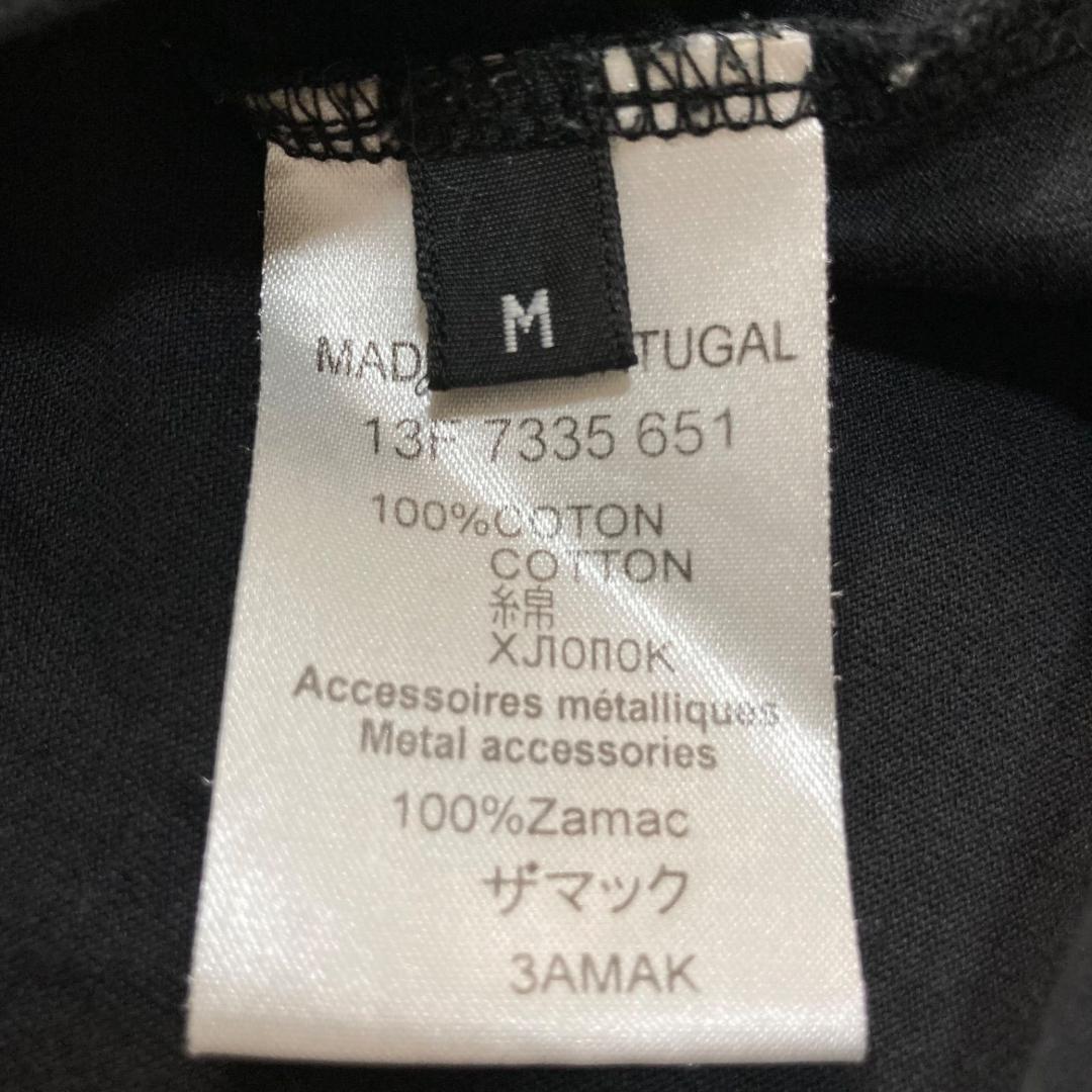 15251✨ ジバンシー マリア スタッズ Tシャツ 黒 M コットン