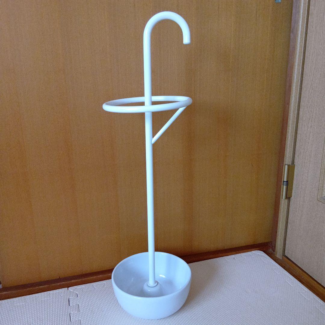 レア　希少品　IKEA　イケア　傘立て　北欧　オブジェ　京都引取　玄関　白　家具