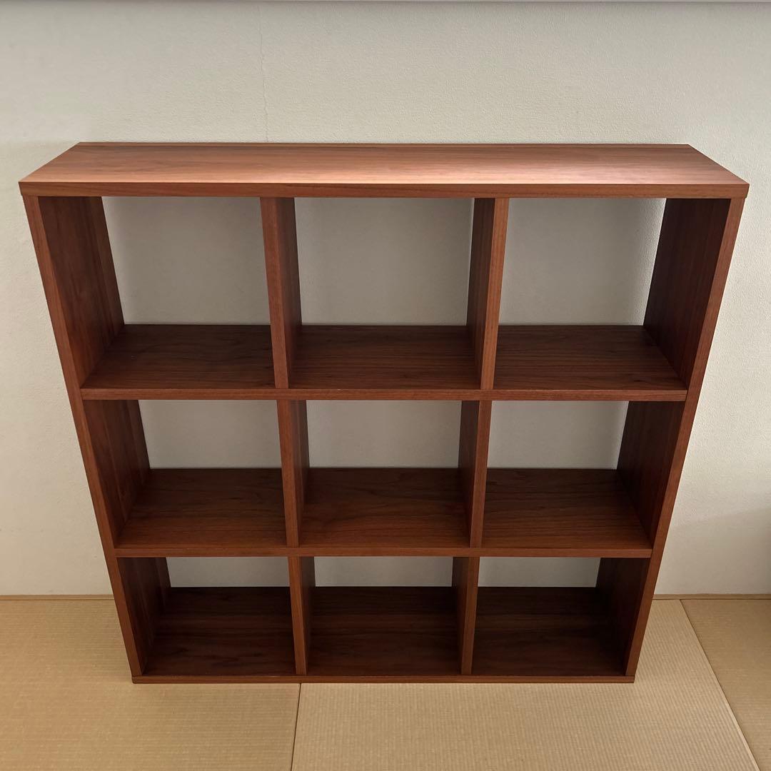 杉工場★木と風★ウォールナット★シェルフ★木製オープンラック★