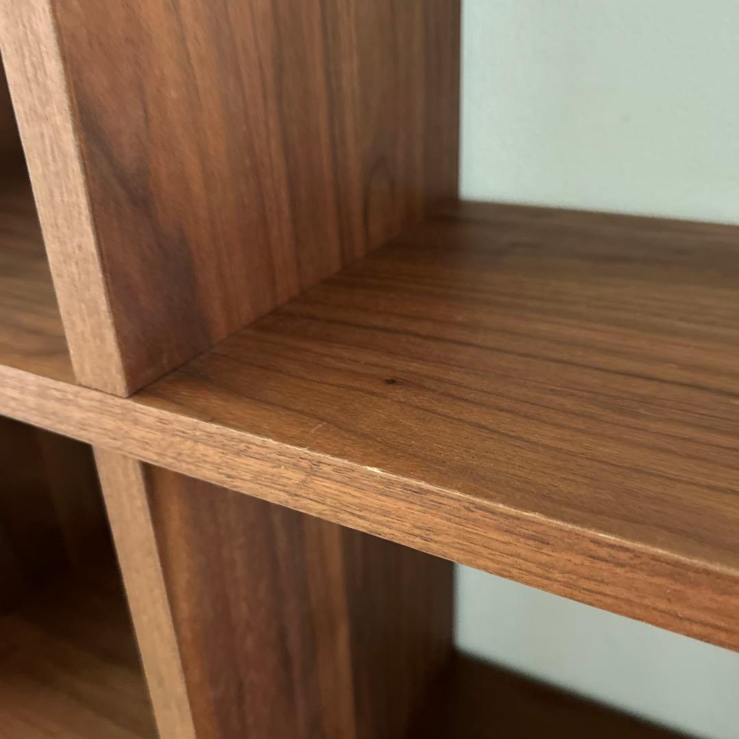 杉工場★木と風★ウォールナット★シェルフ★木製オープンラック★
