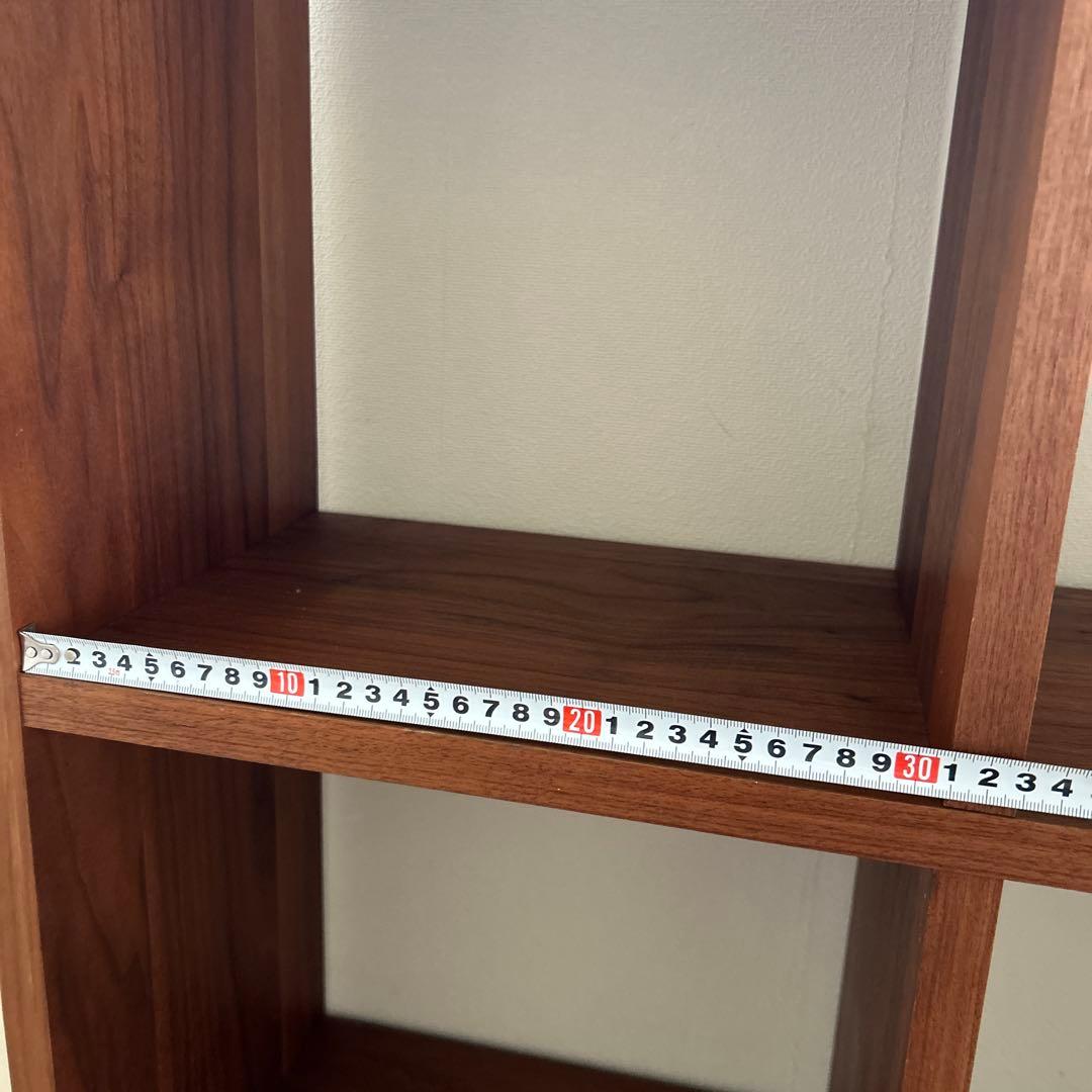 杉工場★木と風★ウォールナット★シェルフ★木製オープンラック★