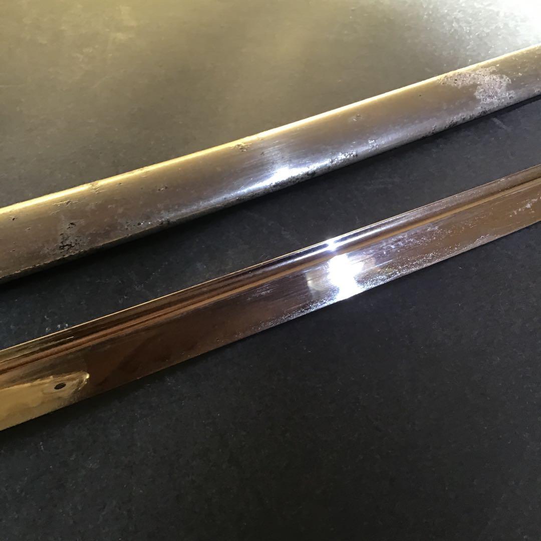 戦前昭和　指揮刀　丸ニ鷹の羽家紋　特注サーベル