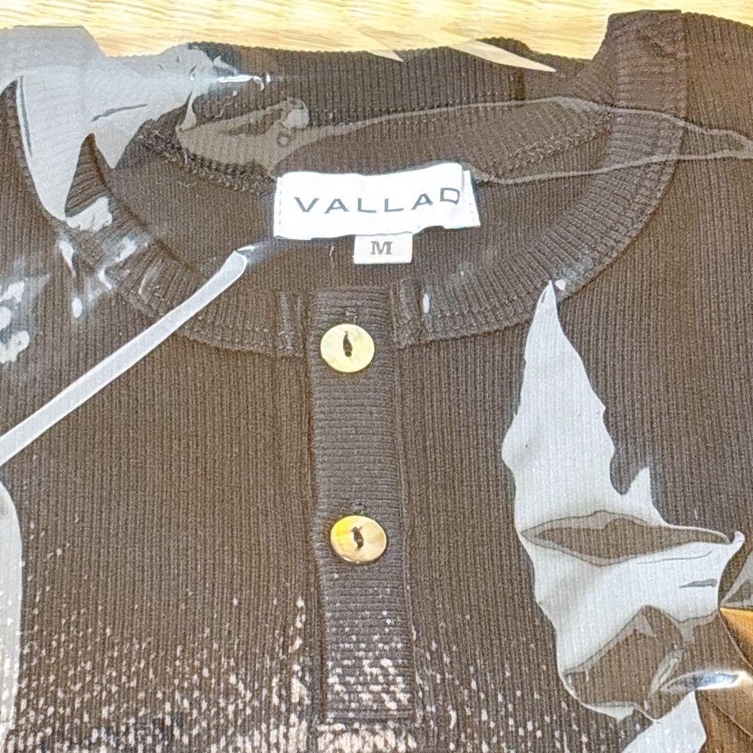VALLAD V.HENRY NECK L/S サーマル ブラック M IO