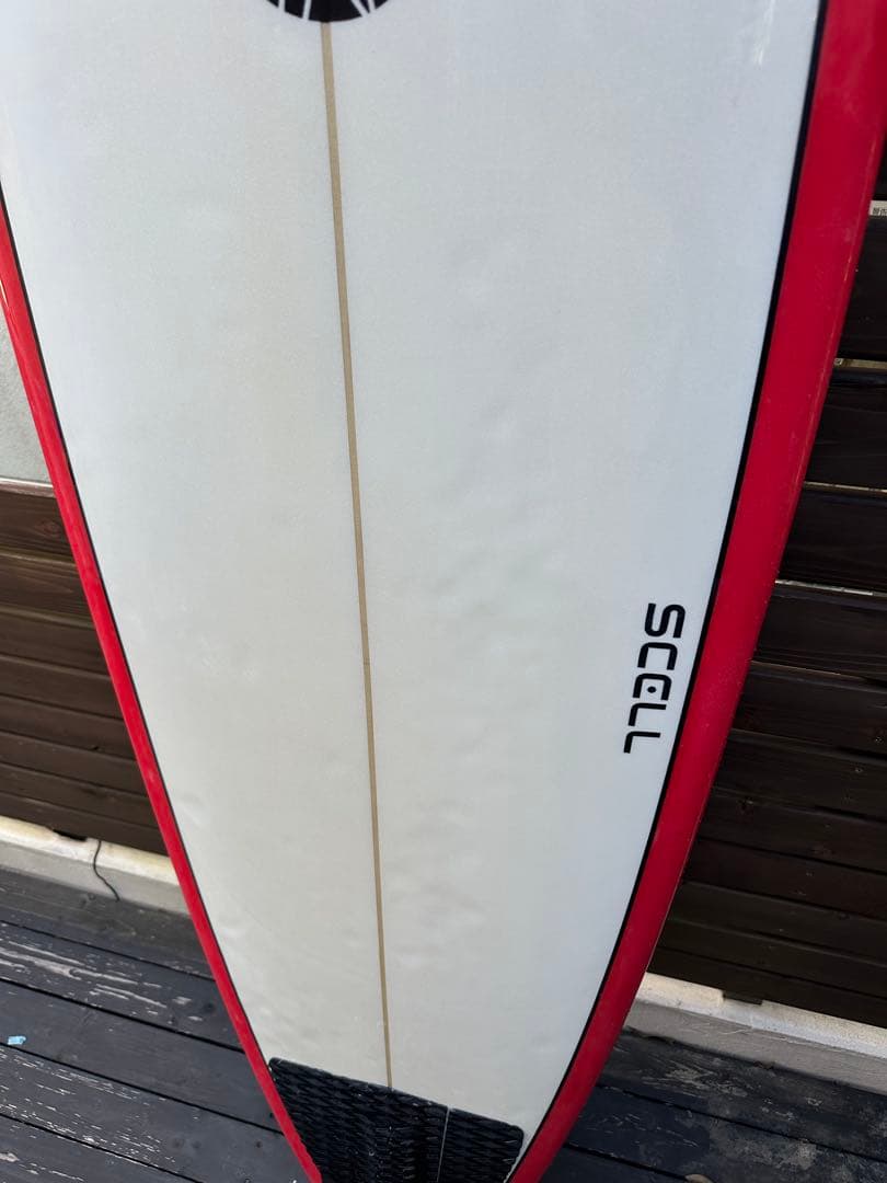 【送料込み】サーフボード ファンボード6'8 赤