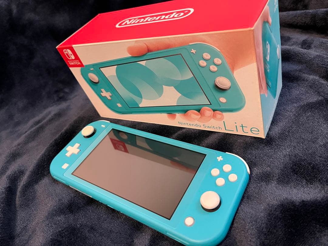 Nintendo Switch Lite ターコイズ 本体、ケース、カセット2本