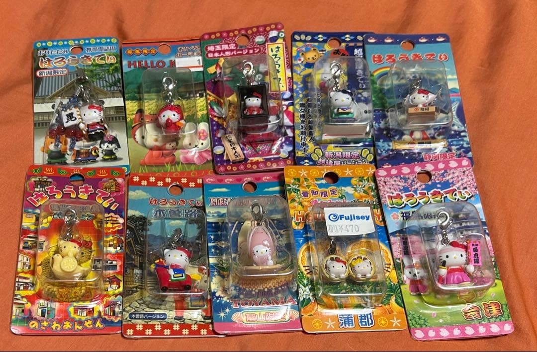 ご当地キティストラップ156点セット