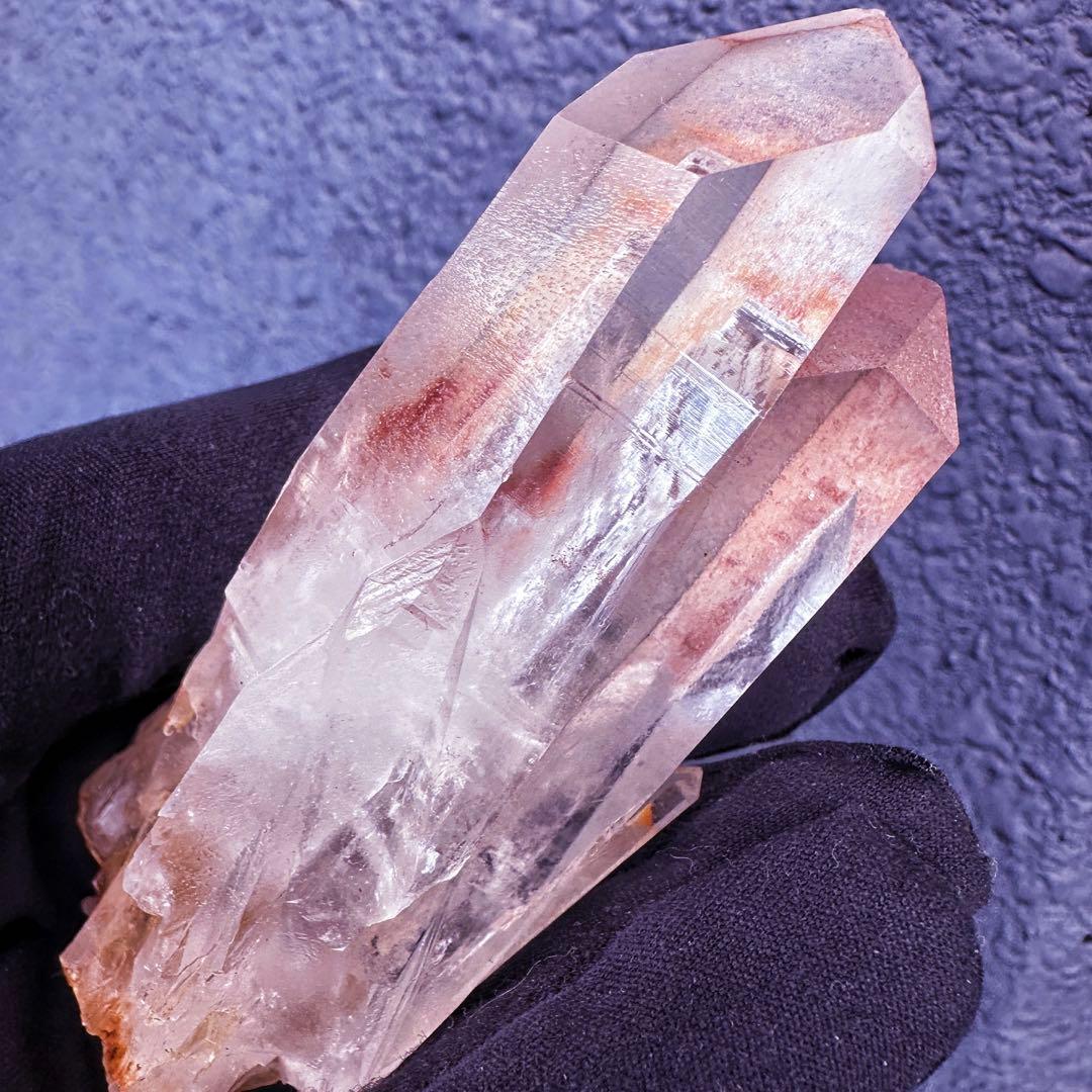 希少❗️高透明度❗️超綺麗♡超強いパワー ピンクヒマラヤ クラスター天然石A1501