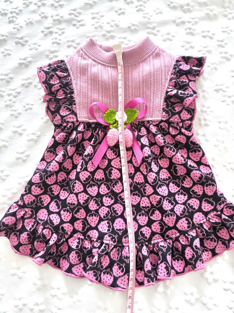 めるちゃん犬服ハンドメイドワンピース
