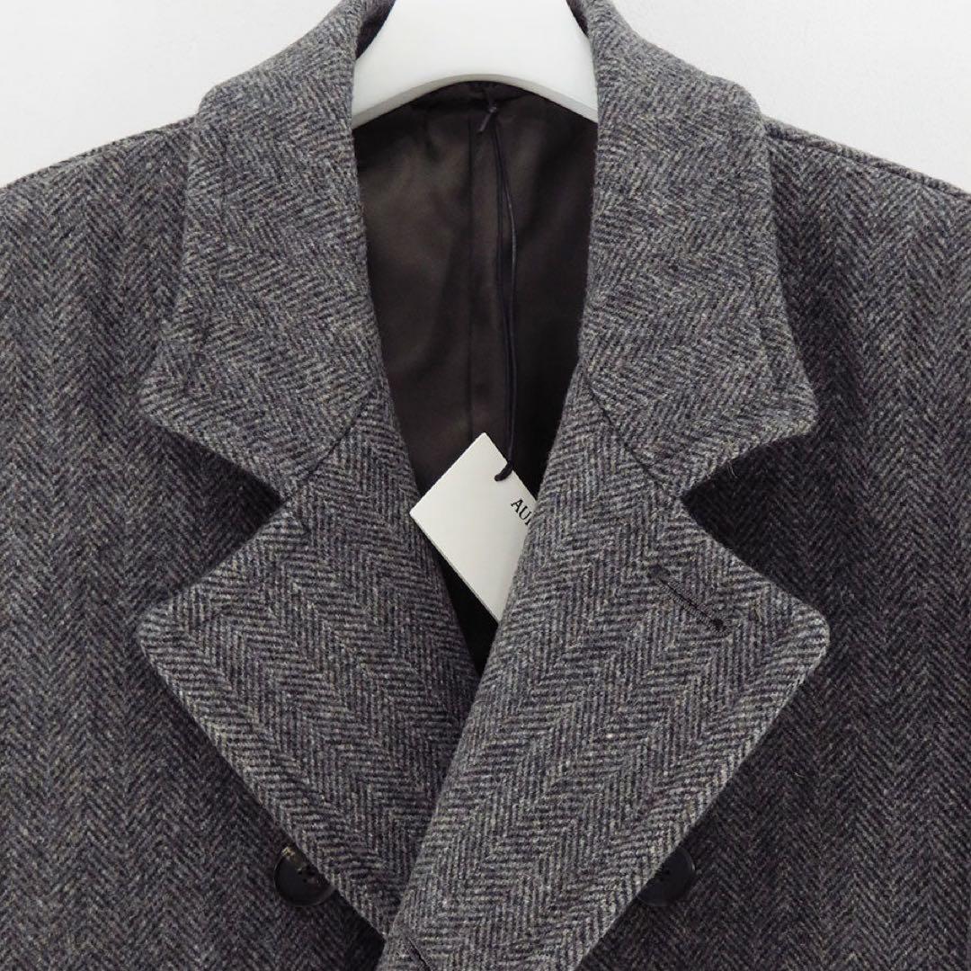 オーラリーAURALLY 25AW SHETLAND WOOLダブルコート