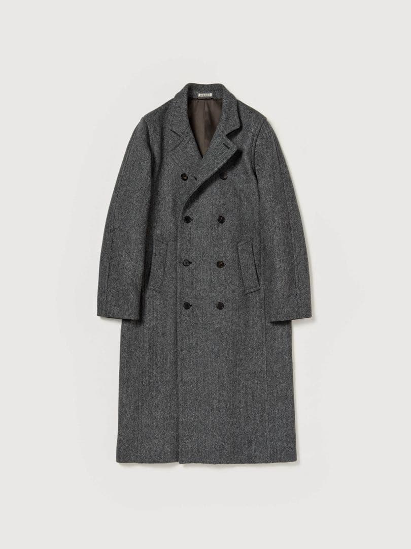 オーラリーAURALLY 25AW SHETLAND WOOLダブルコート