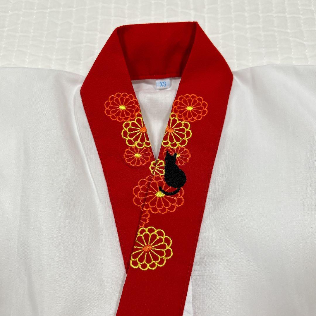 七五三　7歳　着物　作り帯　セット　女の子　7才　アンティーク　赤　四つ身