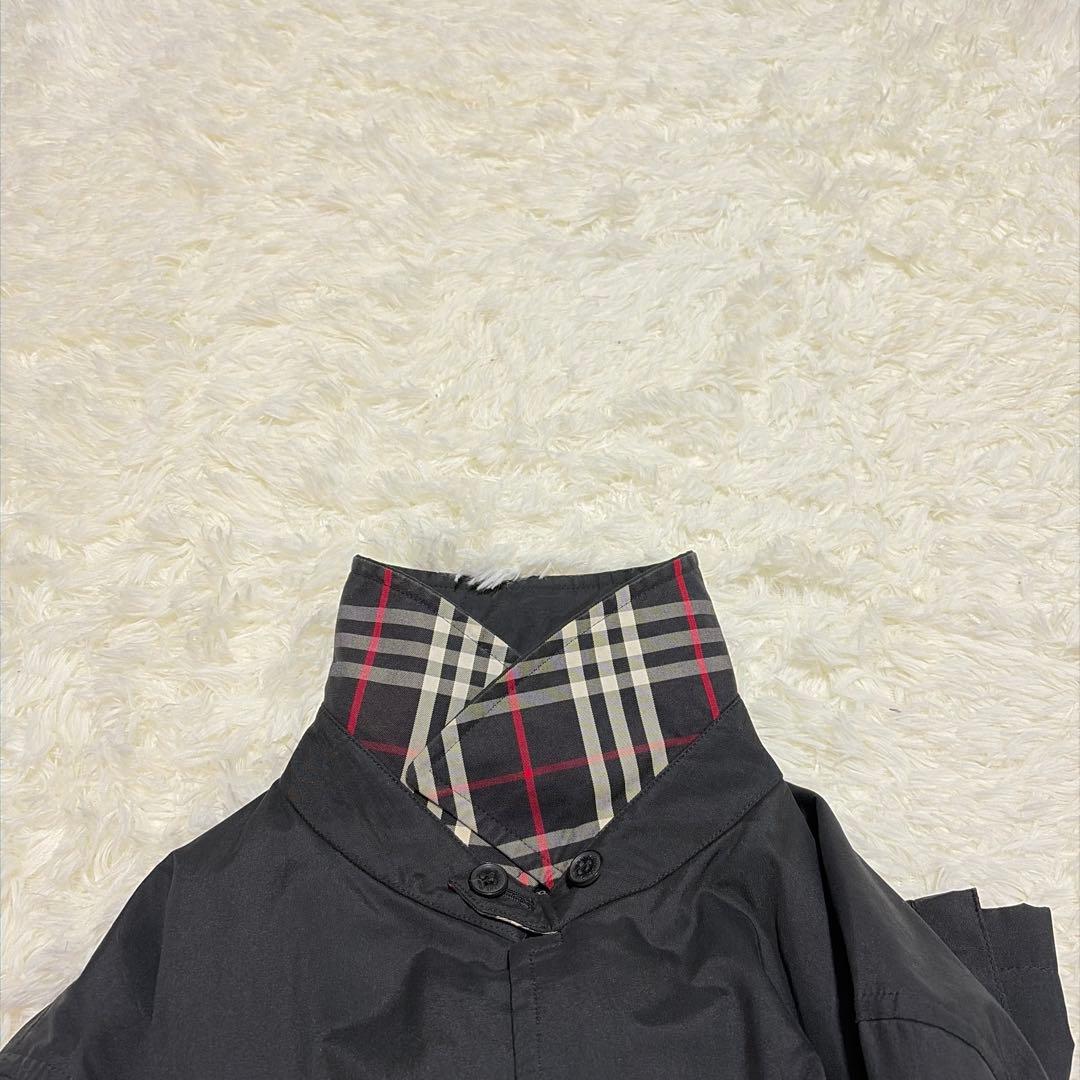 BURBERRY BLACKLABEL ステンカラーコート　黒　L