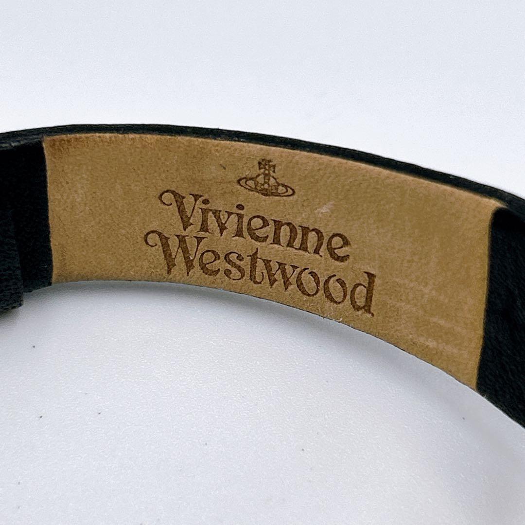 ☆状態良好☆【Vivienne Westwood】 腕時計 ORB レザー 黒金