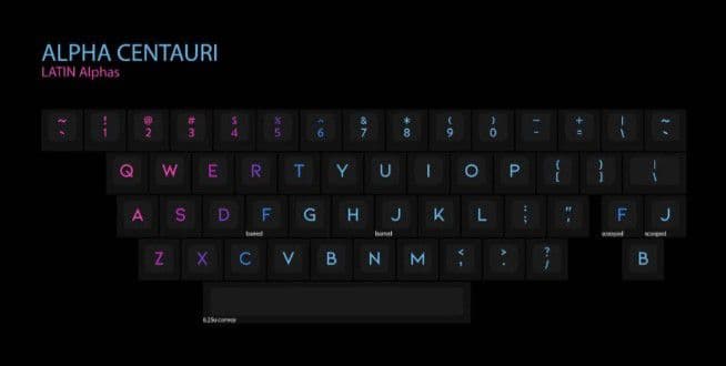 KAT Space Dust キーキャップ　セット　自作キーボード