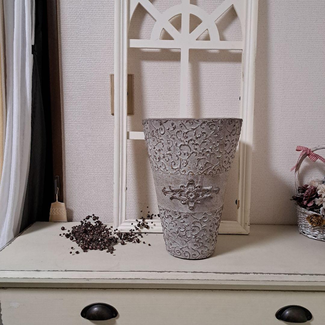 ✴アンティーク風 ✴ ブリキ鉢カバー✴