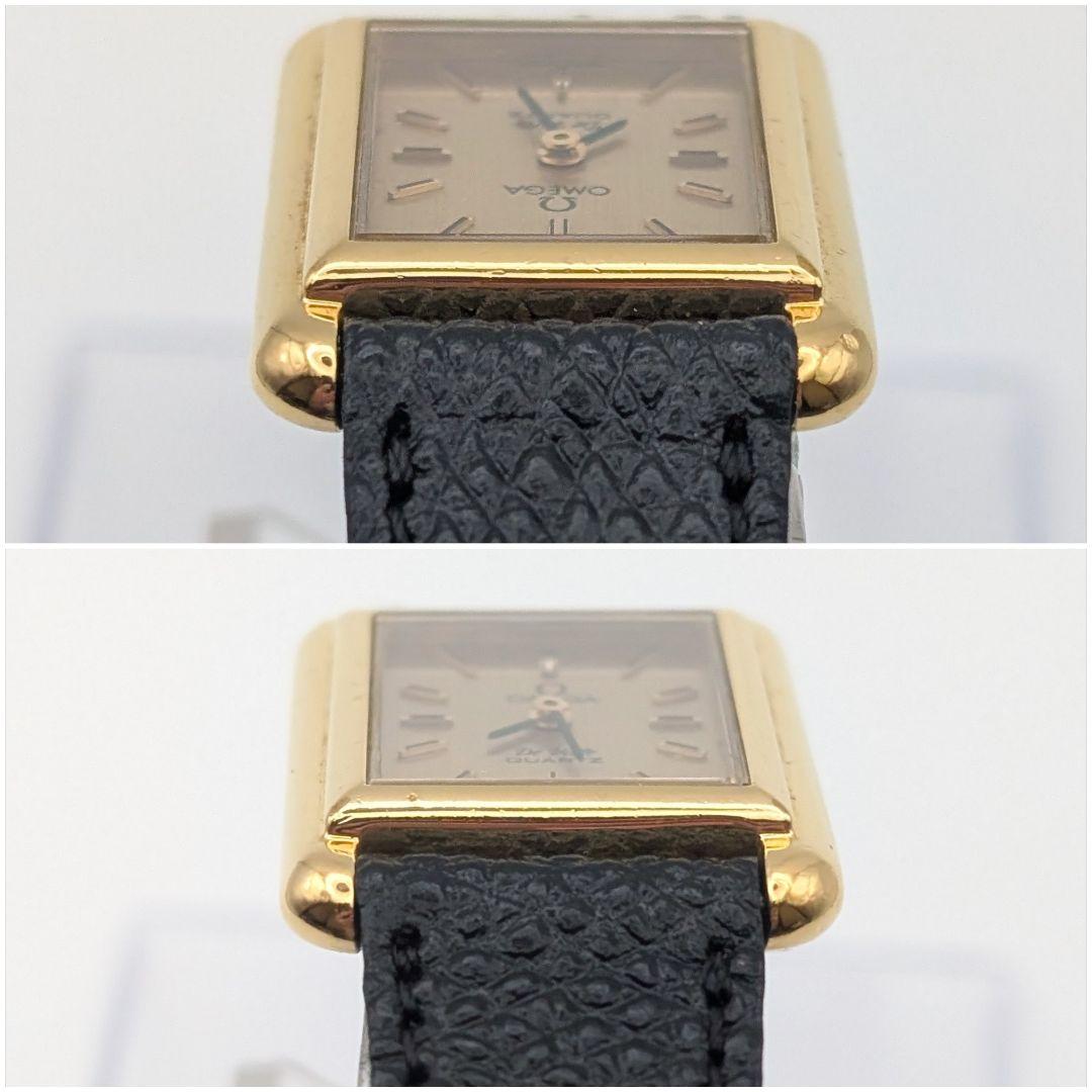 OMEGA タンク デビル ゴールド 腕時計 美品 稼働 クォーツ レディース