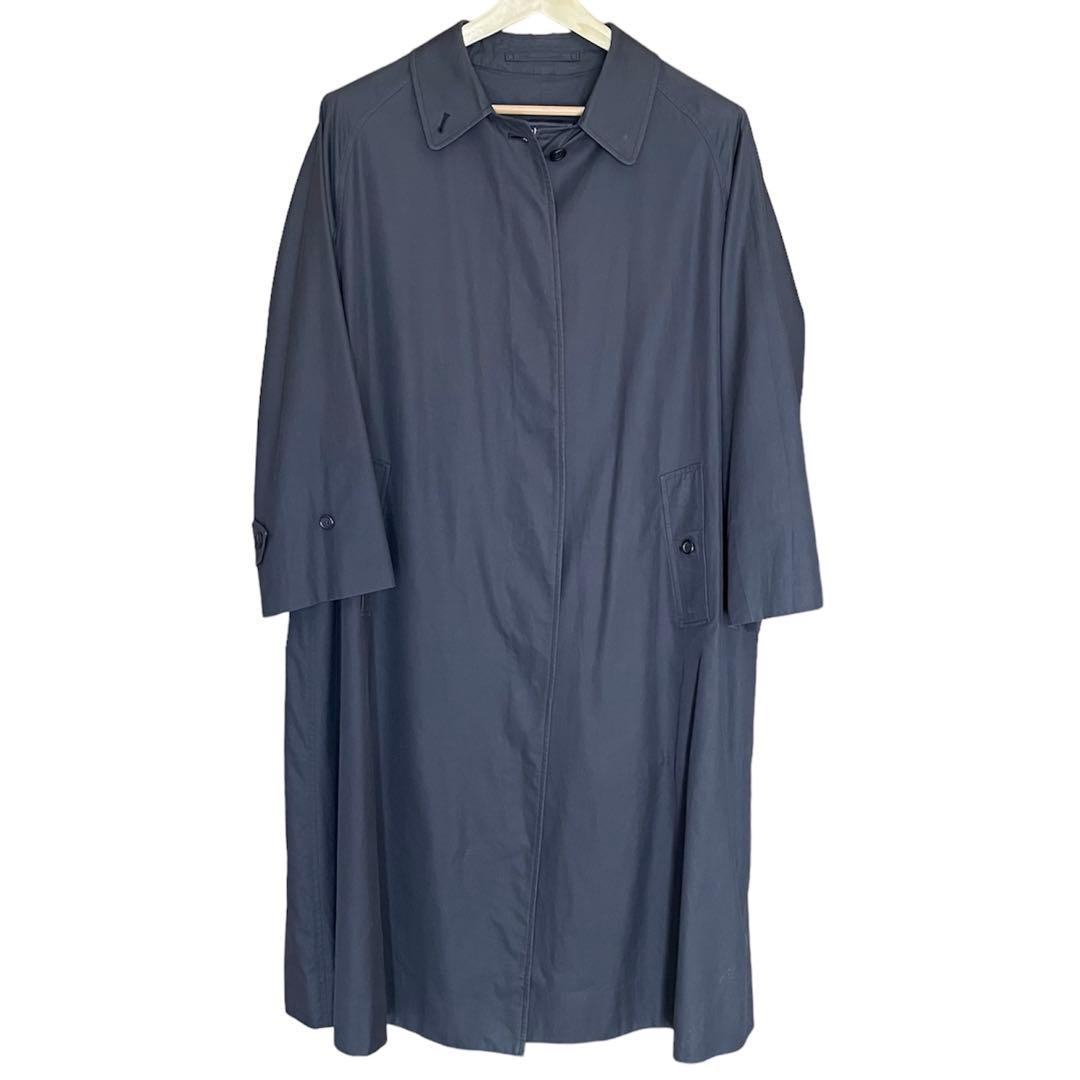 Burberrys 一枚袖 C100 無双仕立て ネイビー ステンカラーコート