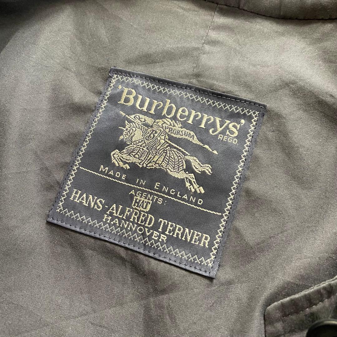 Burberrys 一枚袖 C100 無双仕立て ネイビー ステンカラーコート