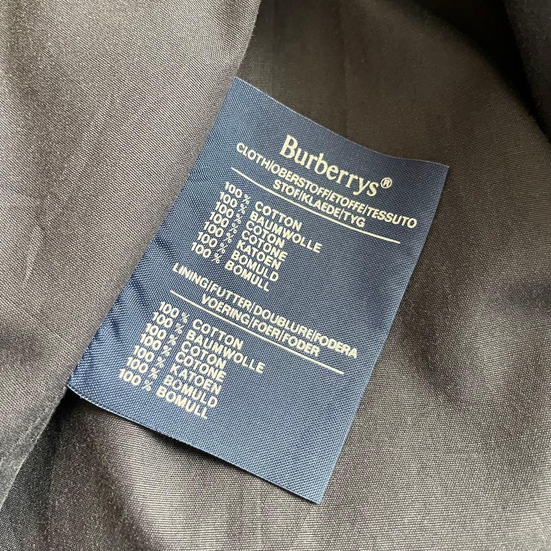 Burberrys 一枚袖 C100 無双仕立て ネイビー ステンカラーコート