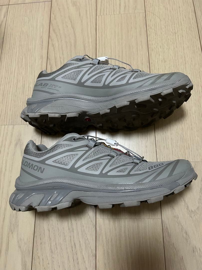 サロモン salomon xt-6 グレー 23.5cm