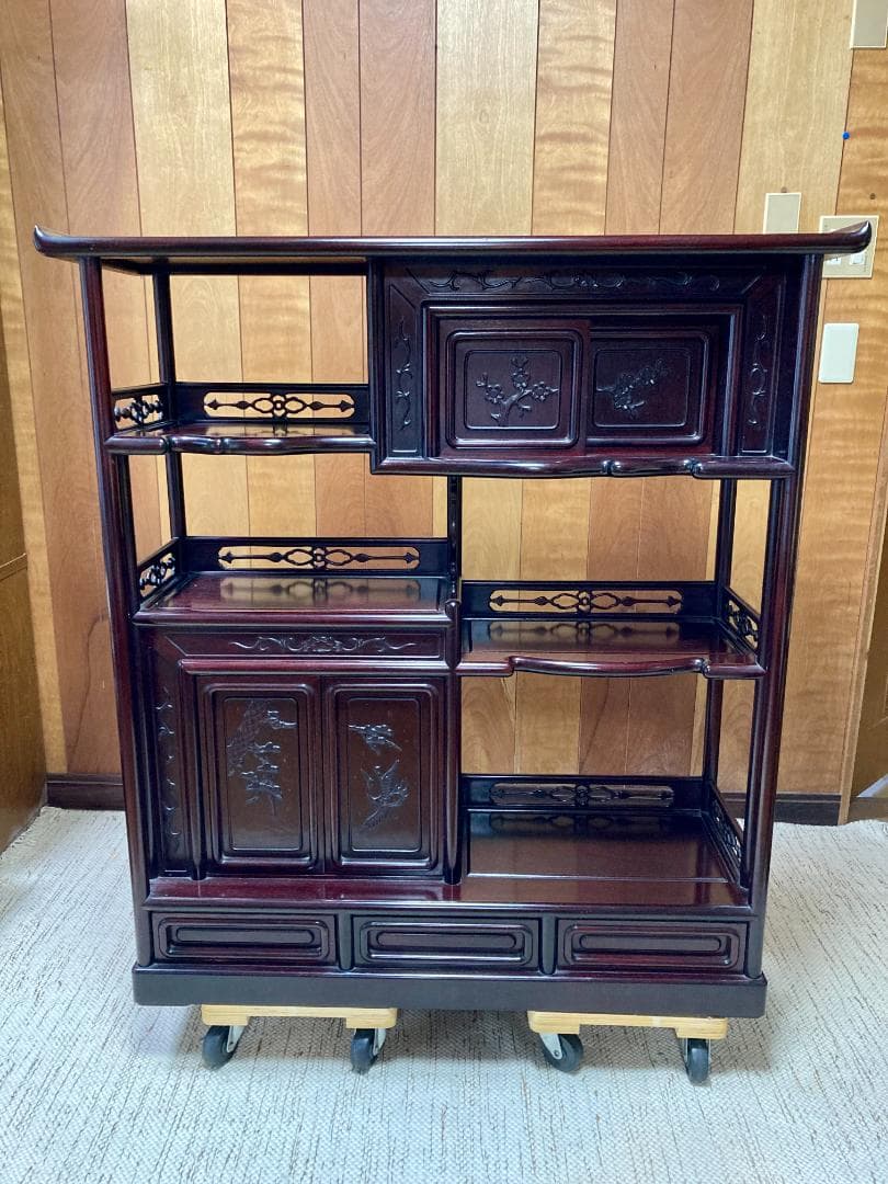 【直接引取限定】 飾り棚 アンティーク家具