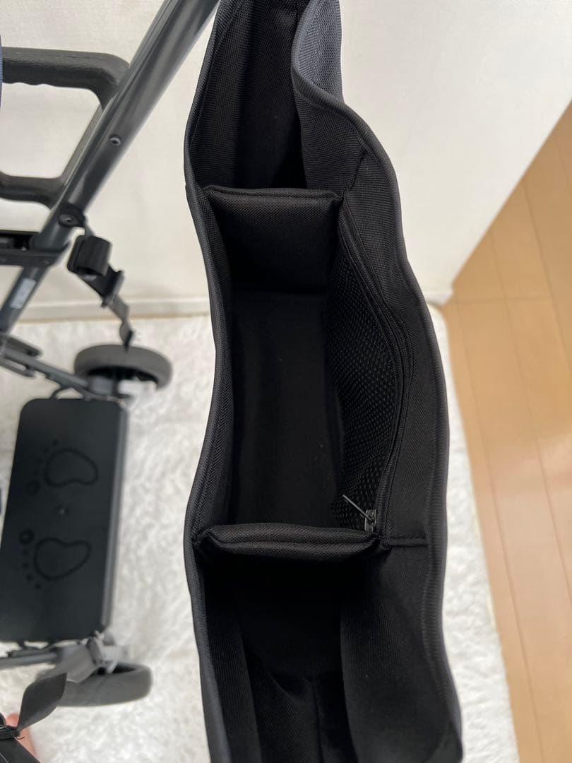 極美品✨カトージ 2人でゴー 縦型 スリム 2人乗りベビーカー レインカバー付き