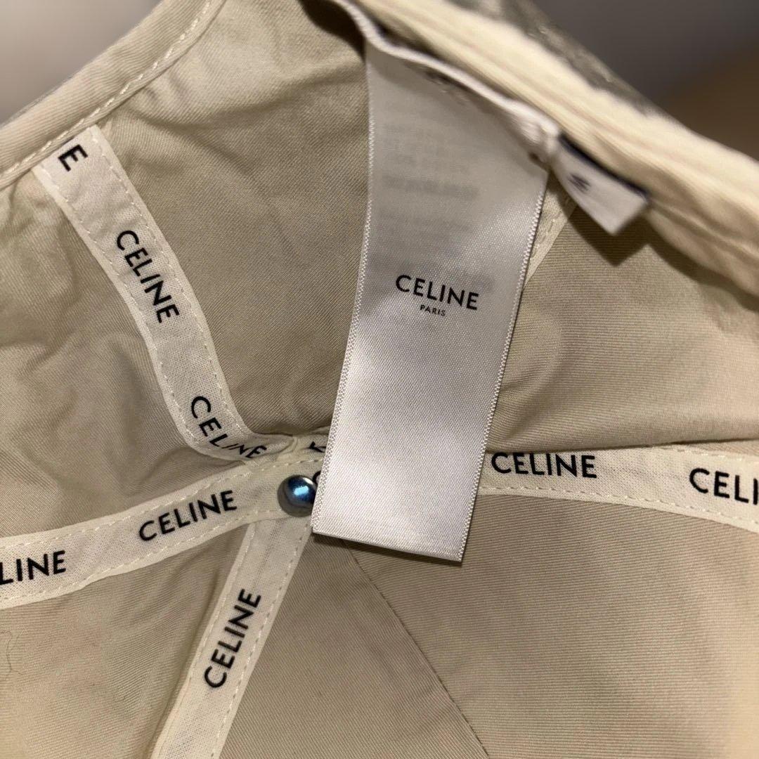 CELINE￤トリオンフ ベースボールキャップ / 国内完売ベージュ（M）
