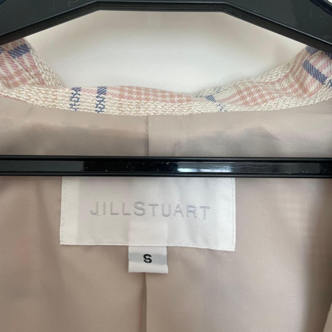 ジルスチュアート　アンドレアチェックトレンチコート　S　浜辺美波さん　ドラマ着用