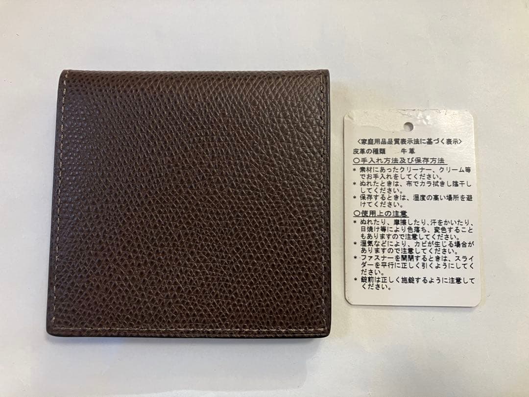 VASSANTヴァッサン 折り財布 小銭入れセット 新品未使用、本革 フランス製