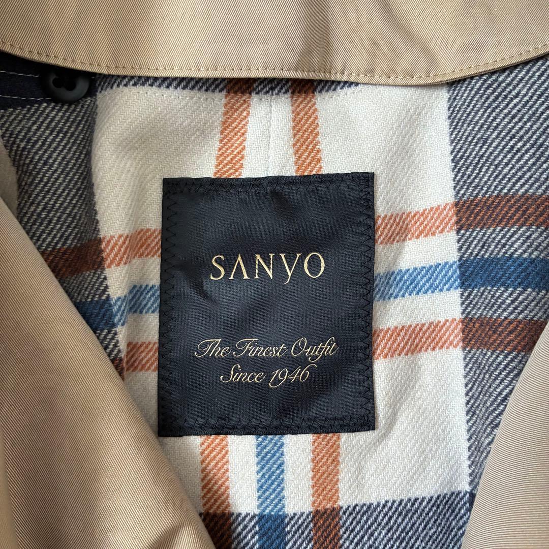 三陽商会　サンヨー/SANYO ステンカラーコート　ロング丈　キュプ　キレイめ