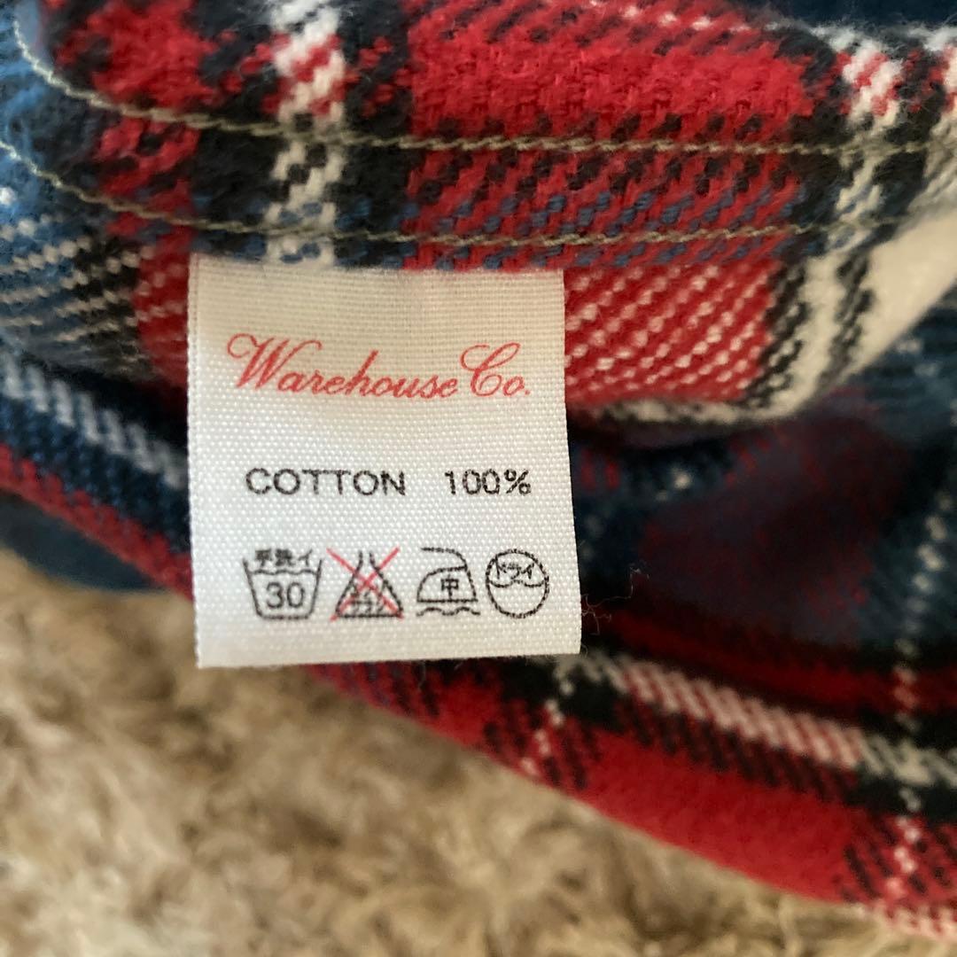 C*2様 ウエアハウス　トリコロール　ネルシャツ　Lサイズ 美品