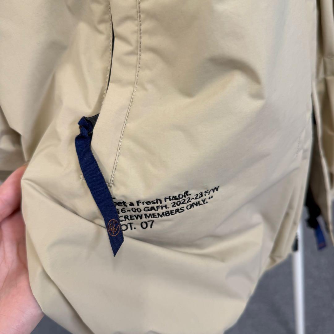 GAFH スノボ　2way ウェア　ジャケット　ベージュ　美品　スキー　uss2