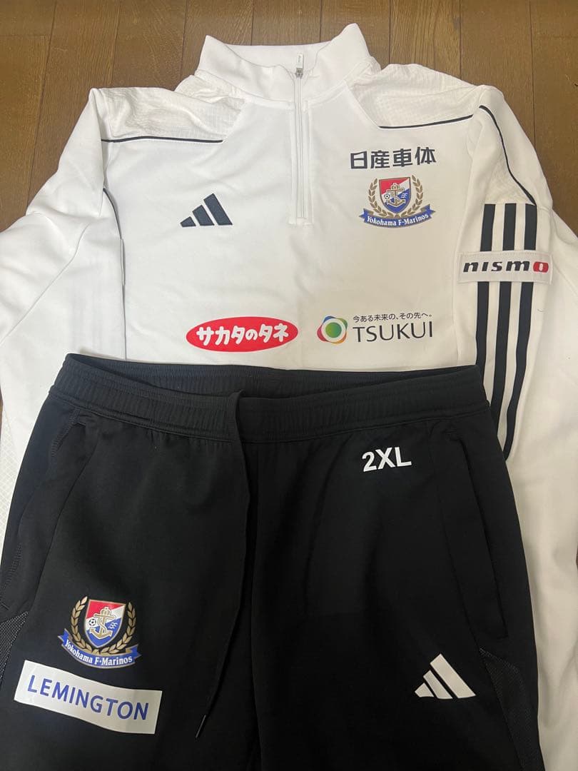 横浜Fマリノス トレーニングウェア 長袖上下 2XL