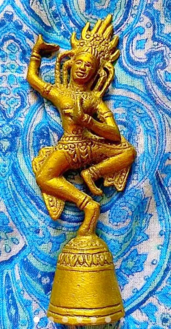 金運爆上げ　特別祈祷　タイの法鈴　縦10cm ビシュヌ神