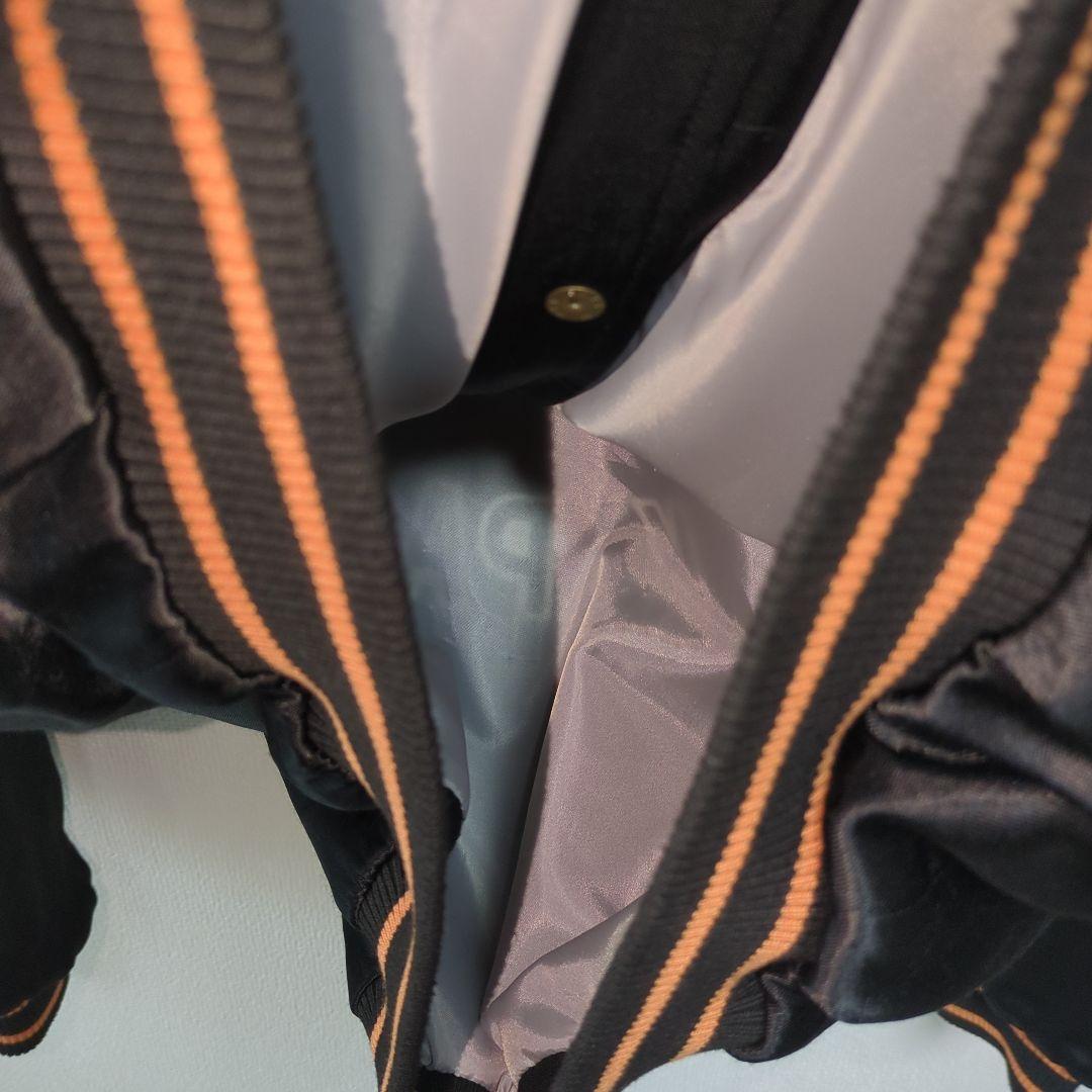 HOUSTON ヒューストン　スカジャン　BLACK PANTHER