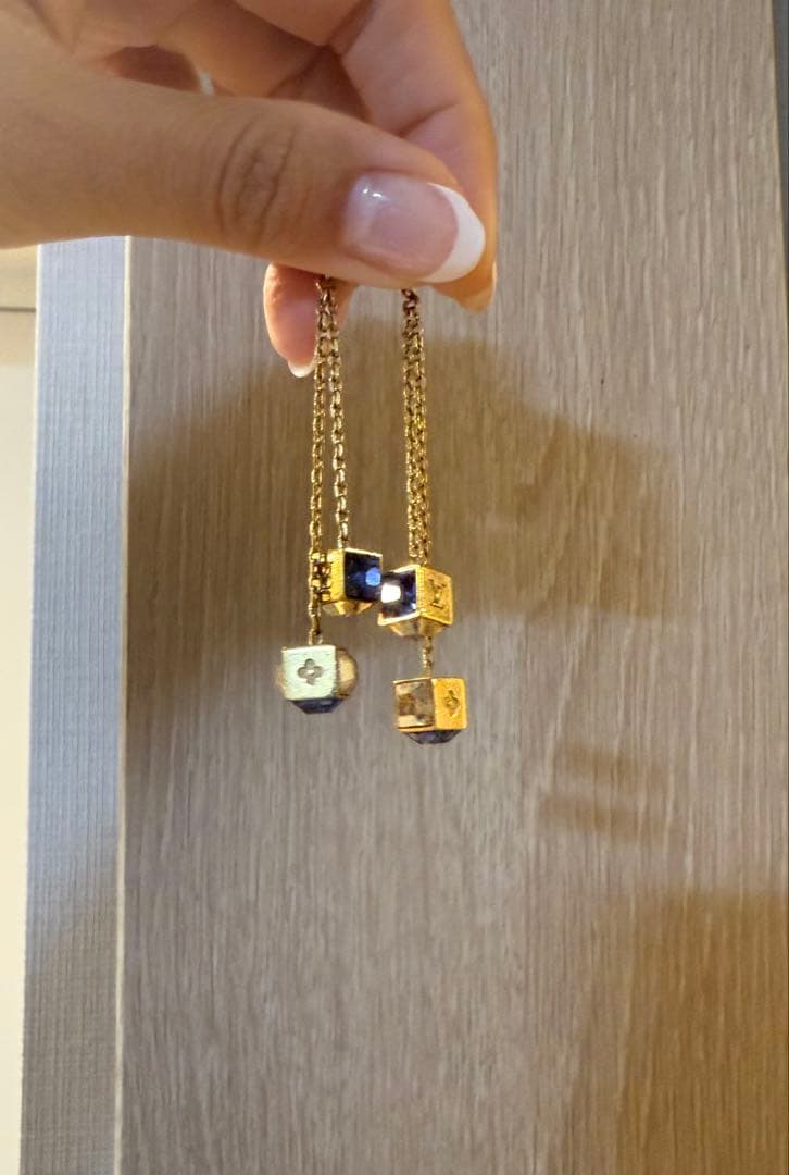 ルイヴィトン モノグラムフラワー ドレイユ パンダンギャンブル ピアス