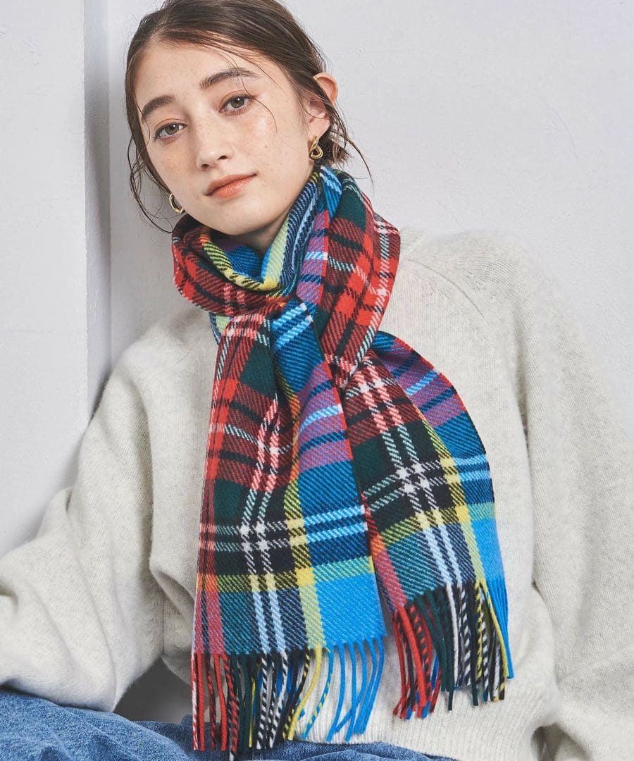 【別注】新品★ 大判ストール チェック Joshua Elliss ¥30800