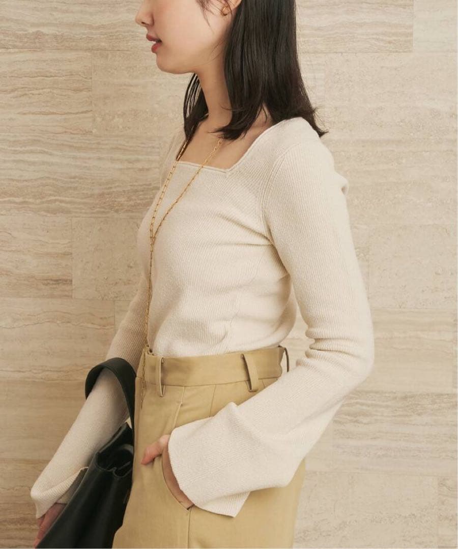 ＊今期＊ Plage Noil silk Square ニット