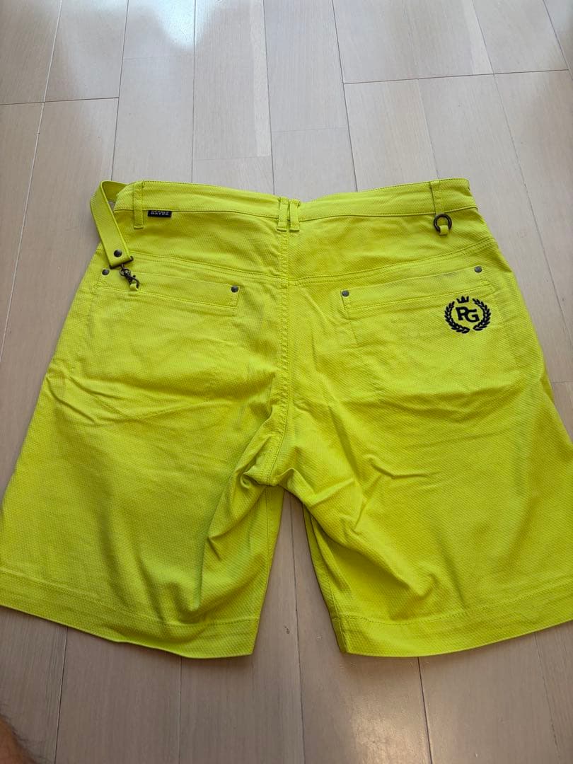 PEARLY GATES 蛍光イエロー ゴルフパンツ サイズ5