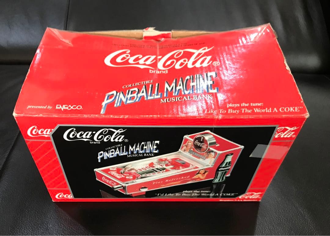 Coca-Cola コカコーラ　ピンボール型　貯金箱アンティーク