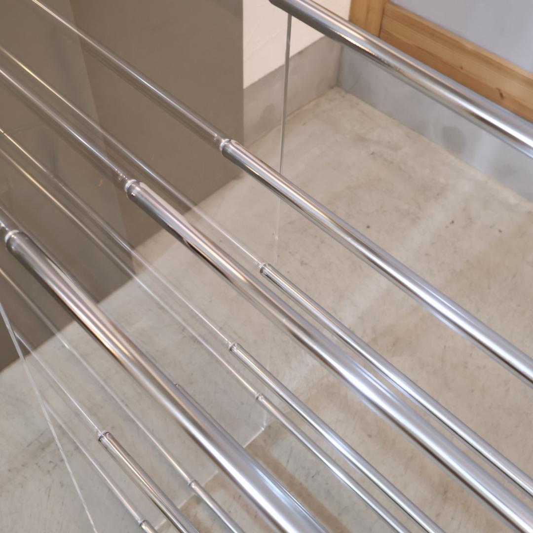 Lumiere クリアブックシェルフ アクリル オープンラック dinos 収納