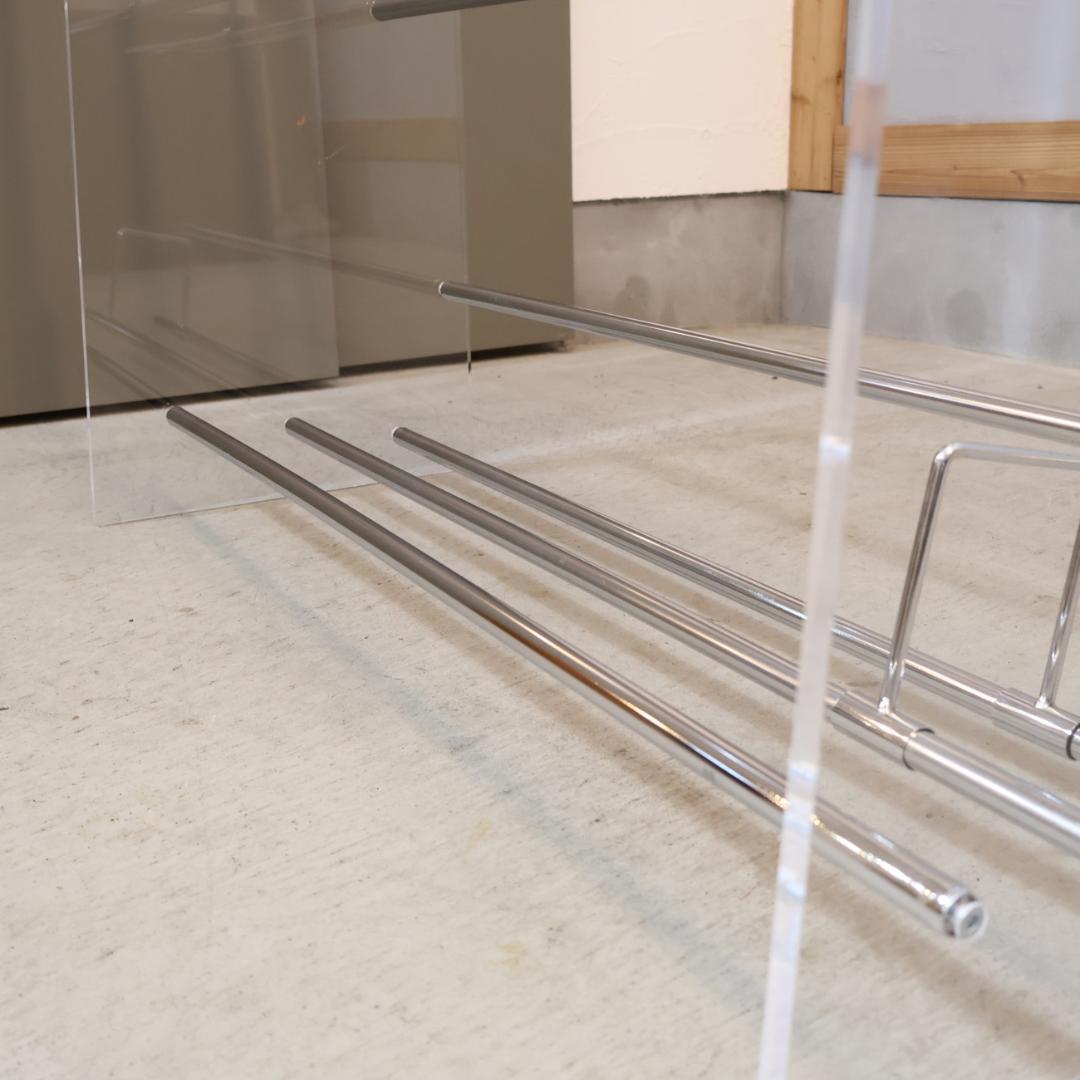 Lumiere クリアブックシェルフ アクリル オープンラック dinos 収納