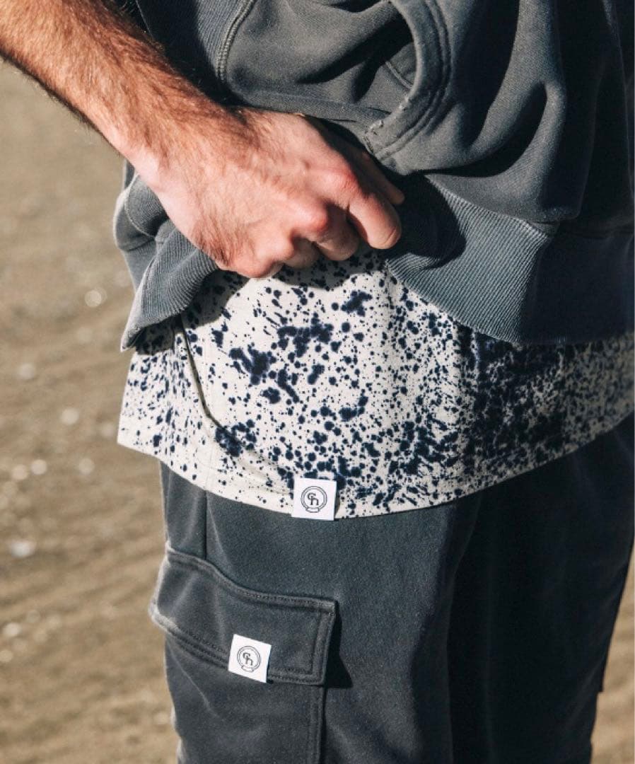 charbon シャルボン WOOL SPLASH DYE T-SHIRTS