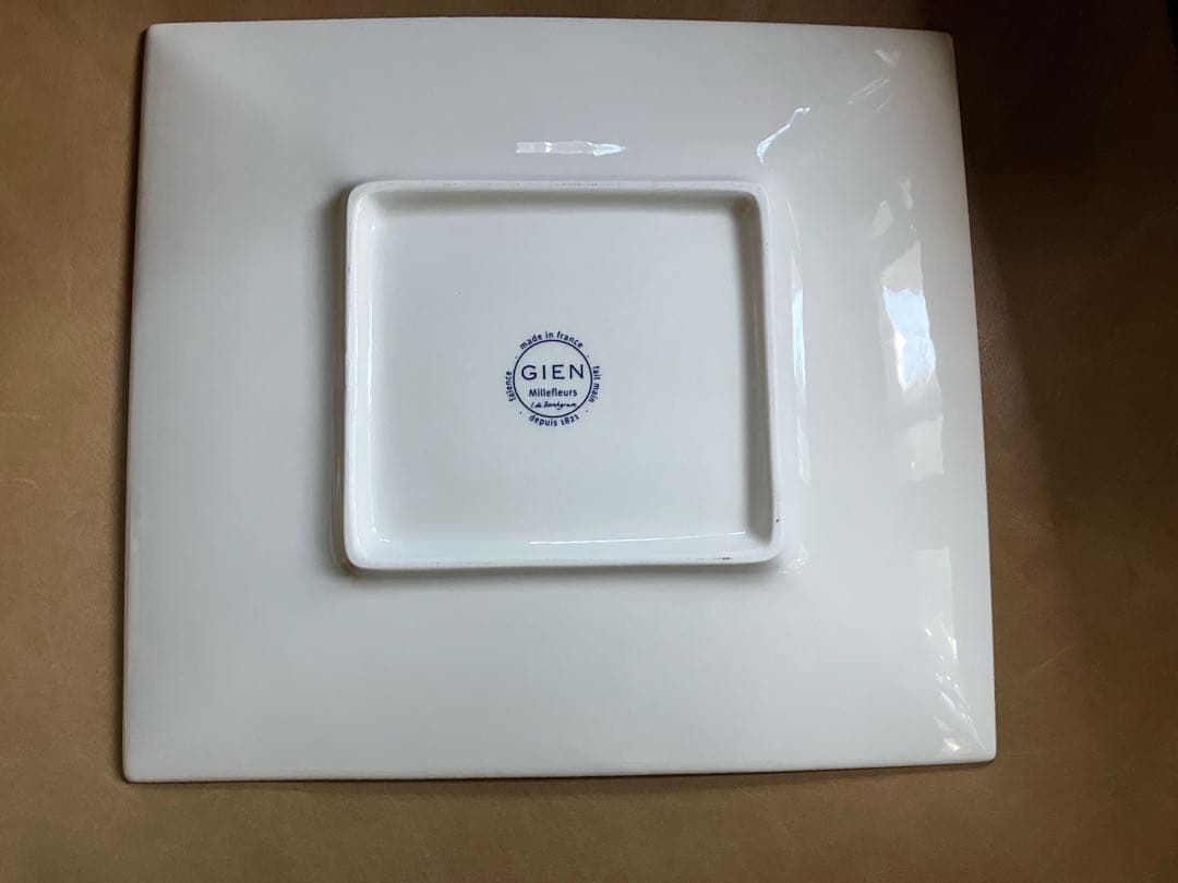 【新品未使用】ジアン　ミルフルール　スクエアプレート　新宿伊勢丹で購入