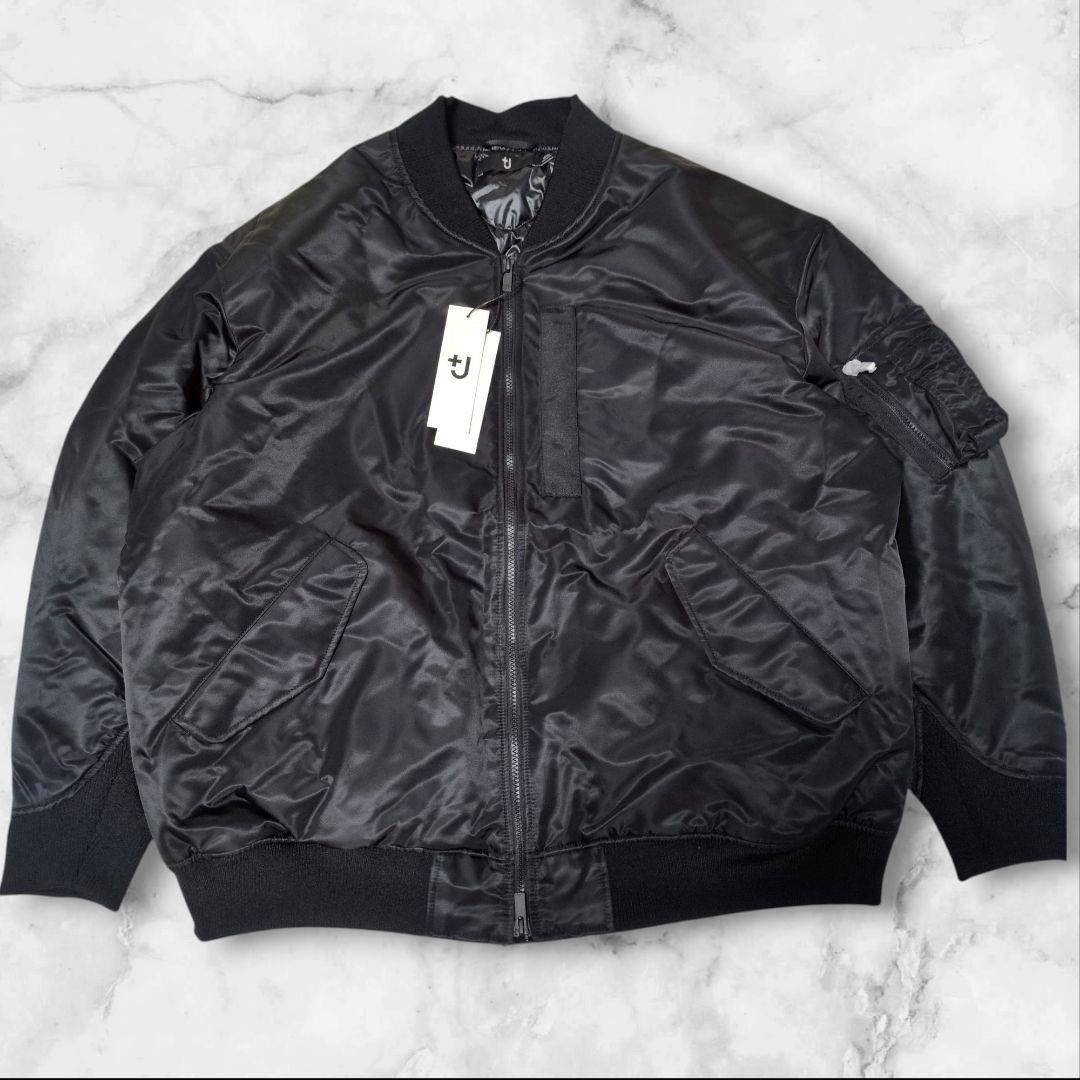 新品タグ付✨UNIQLO＋J ハイブリッドダウンオーバーサイズMA－1 4XL