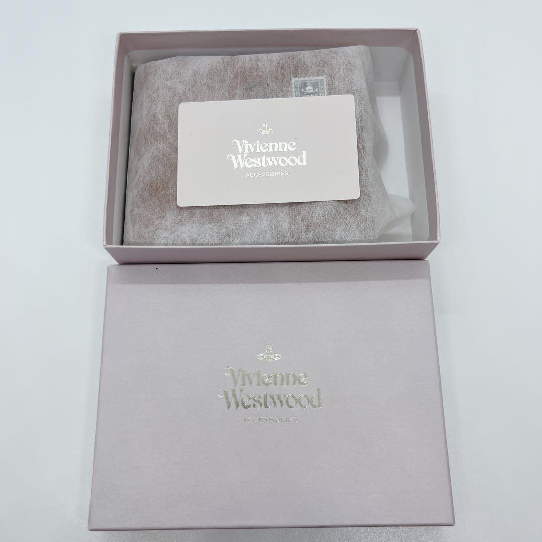 【美品】Vivienne Westwood 二つ折り財布 ブラウン エンベロープ