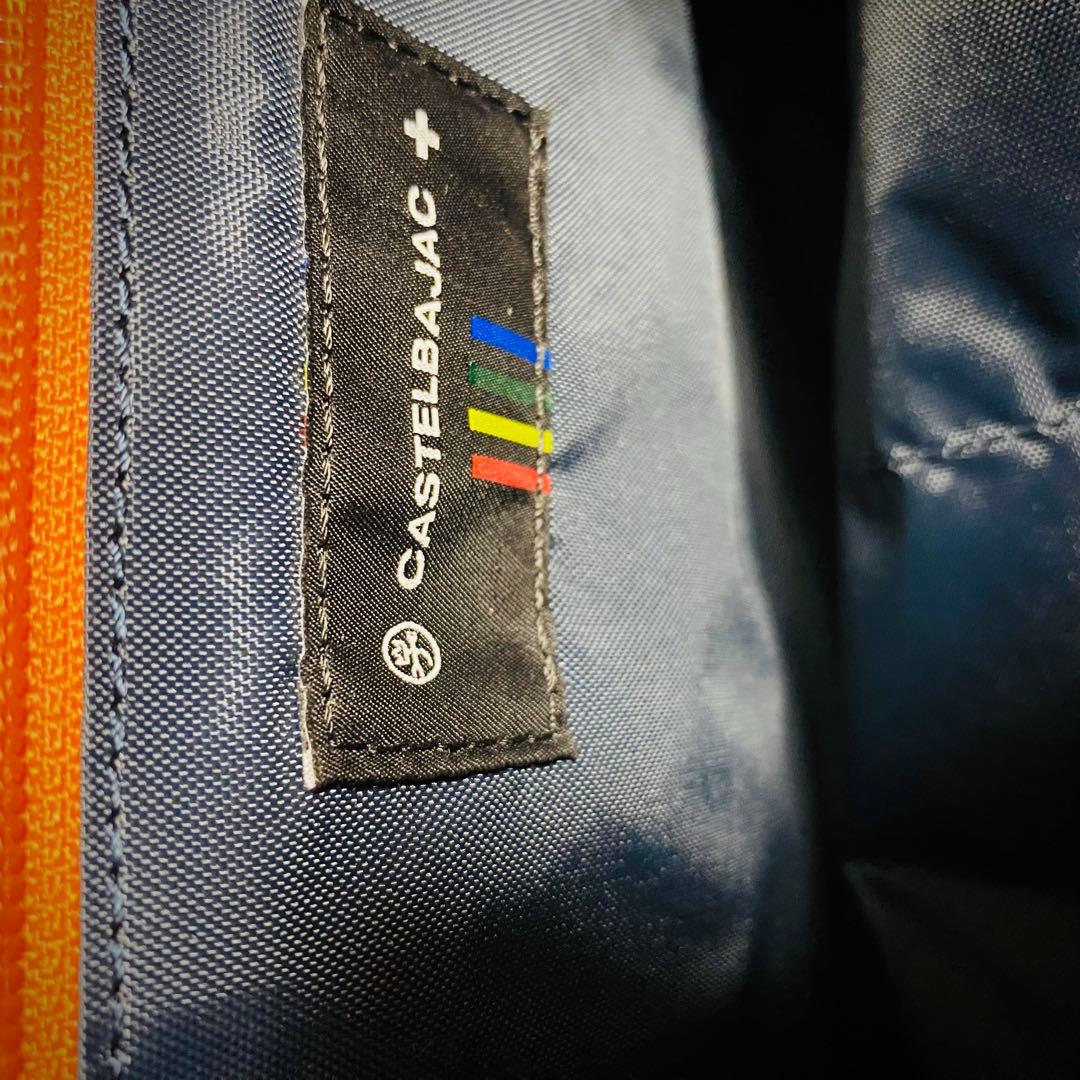 【超希少 限定モデル】カステルバジャック トートバッグ オレンジ 圧巻のデザイン