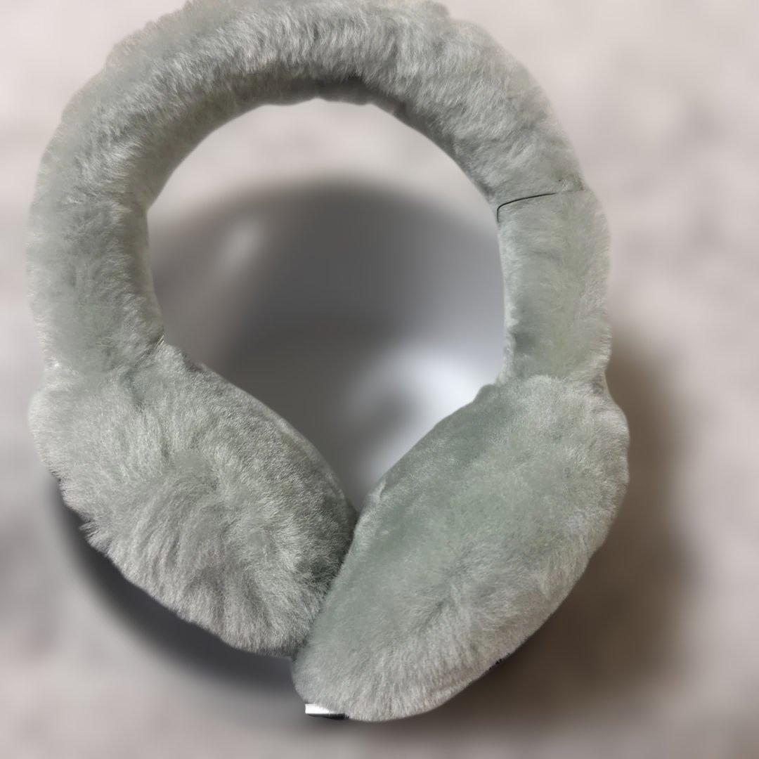 UGG グレー 耳あて・イヤーマフ　グレーミント色