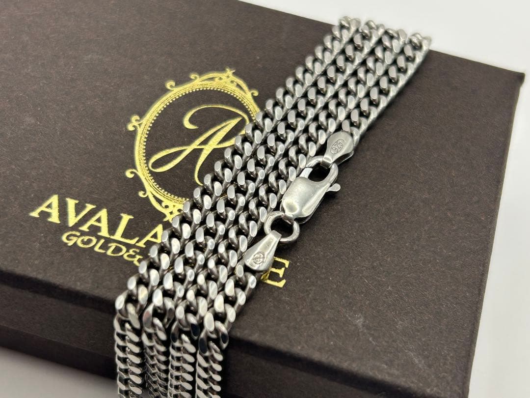 アヴァランチ AVALANCHE シルバー925 喜平ネックレス 幅3.9mm