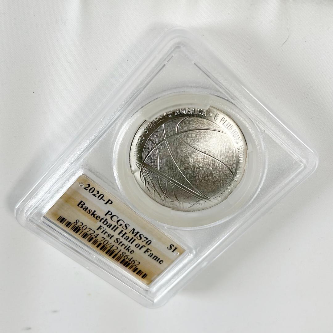 2020年　アメリカ　バスケットボール　PCGS　MS70 　S1＄